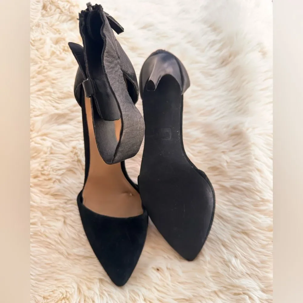 Joe's Jeans Black Suede Heels